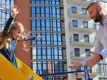 girl on slide